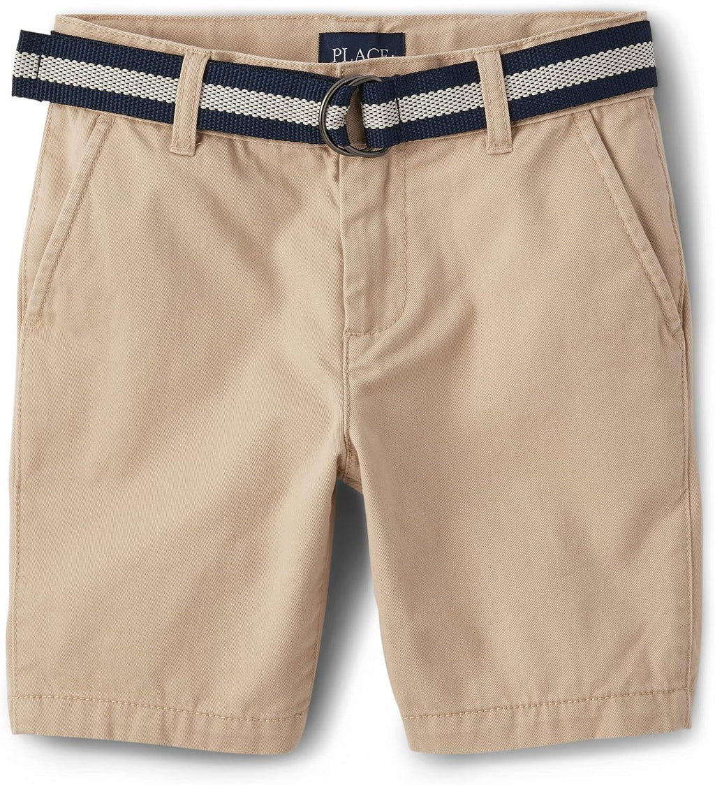 Boys' Belted Chino Shorts