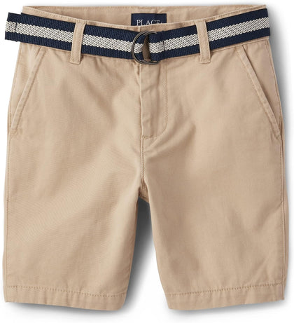 Boys' Belted Chino Shorts
