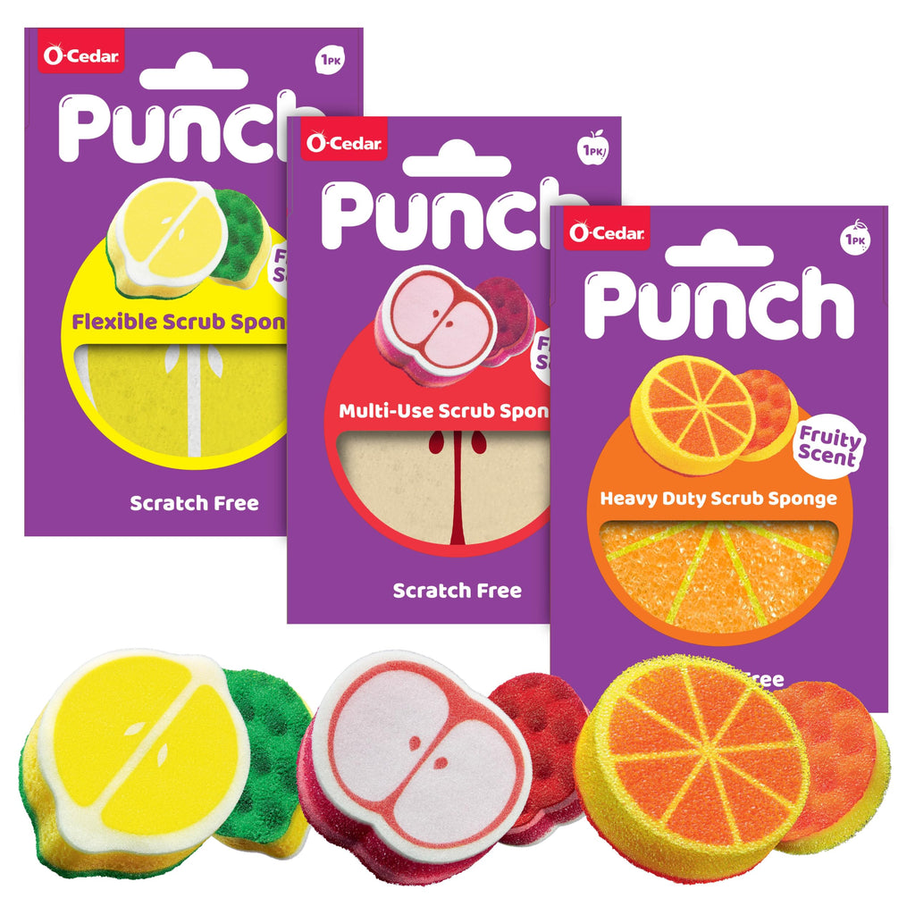 Punch Kitchen Scrub Sponge Variety Pack, 3 Count