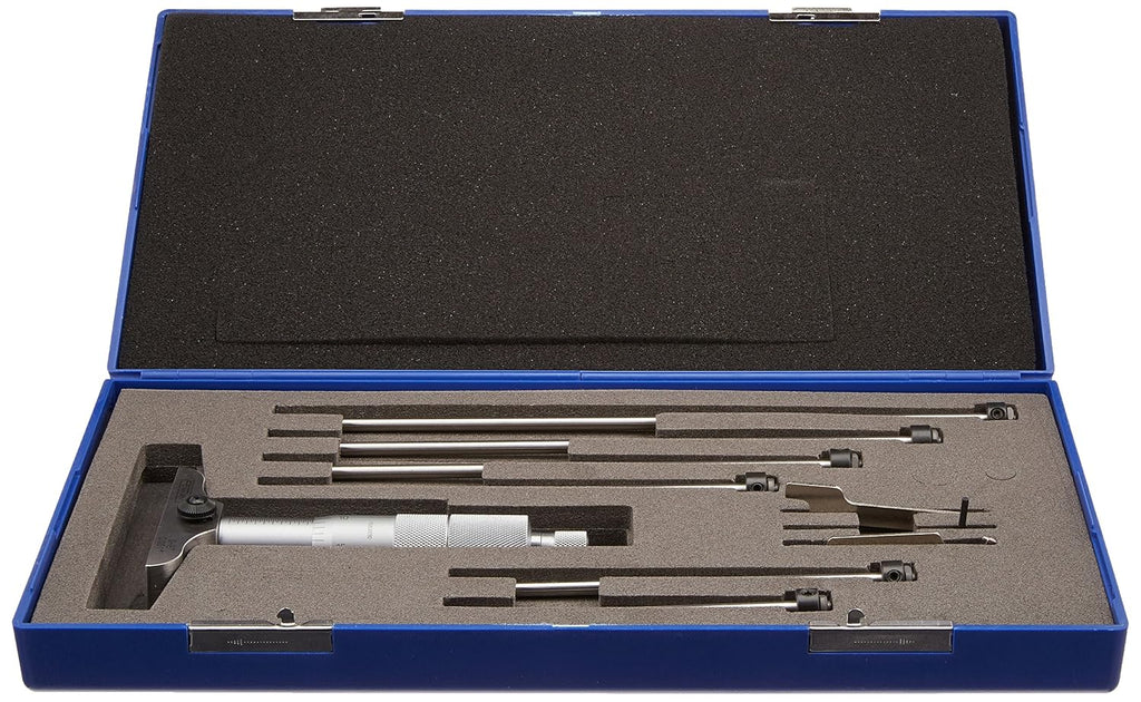 Fowler 52-225-112-0, Vernier Depth Micrometer with 0-6" Measuring Range