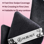 Triangle Powder Puffs 3 Pcs, Velour Makeup Puffs for Foundation