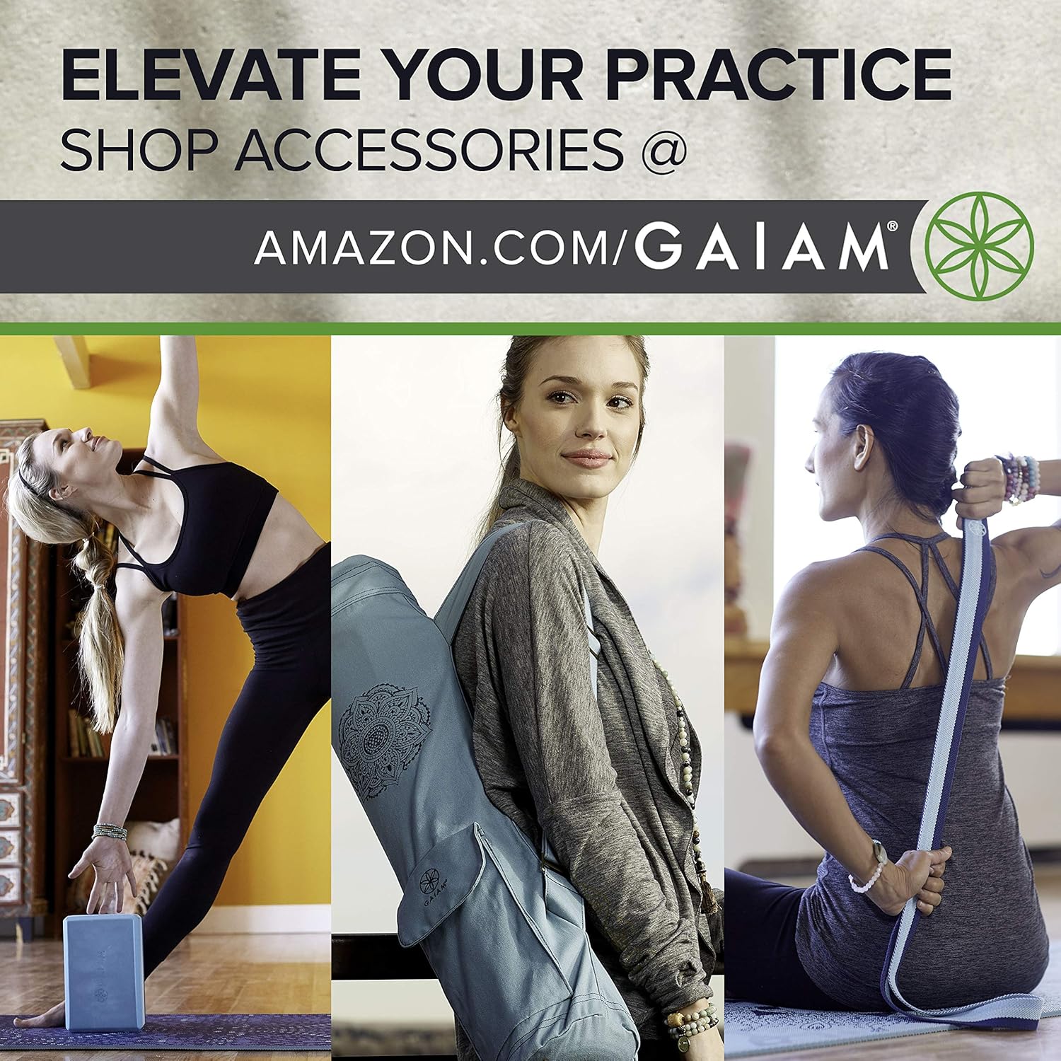 Yoga Mat - Premium Print Reversible Extra Thick Non Slip Exercise & Fitness Mat for All Types of Yoga, Pilates &