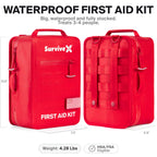 Waterproof First Aid Kit, Emergency Kit for 3-4 People