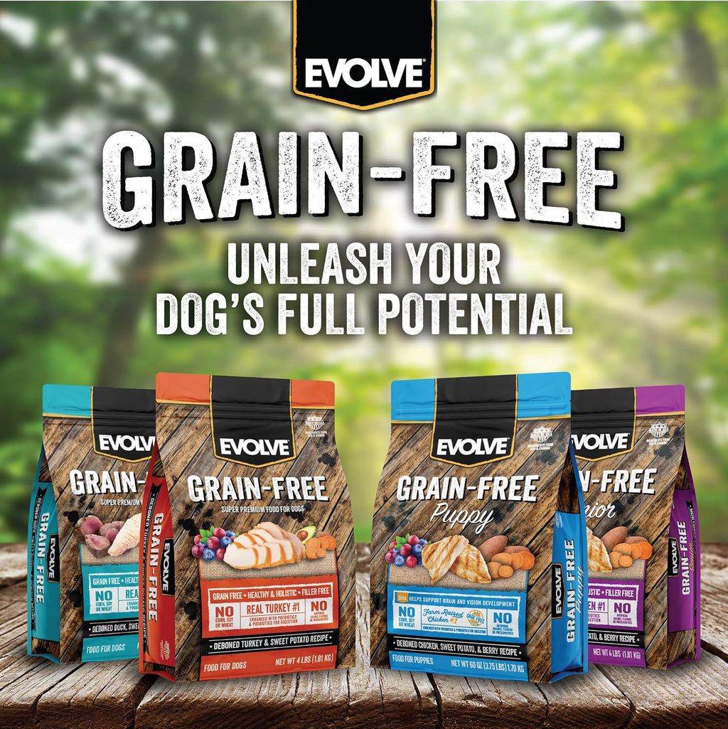 Grain Free Deboned Salmon & Sweet Potato Recipe Dog Food, 3.5 lb.