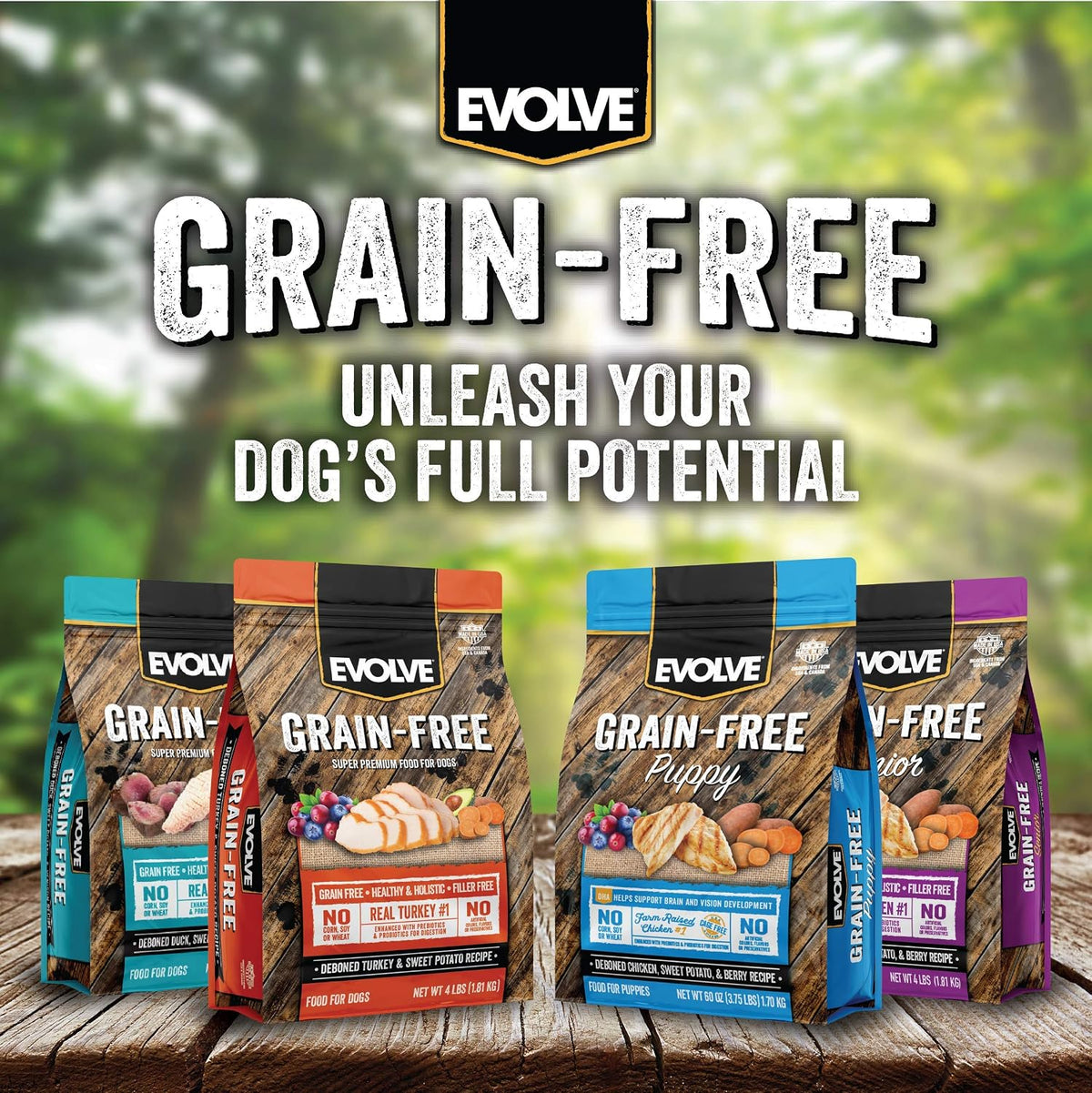 Grain Free Deboned Salmon & Sweet Potato Recipe Dog Food, 3.5 lb.