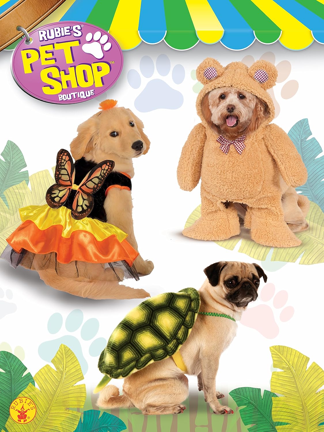 Monarch Butterfly Pet Costume for Dogs or Cats, XL