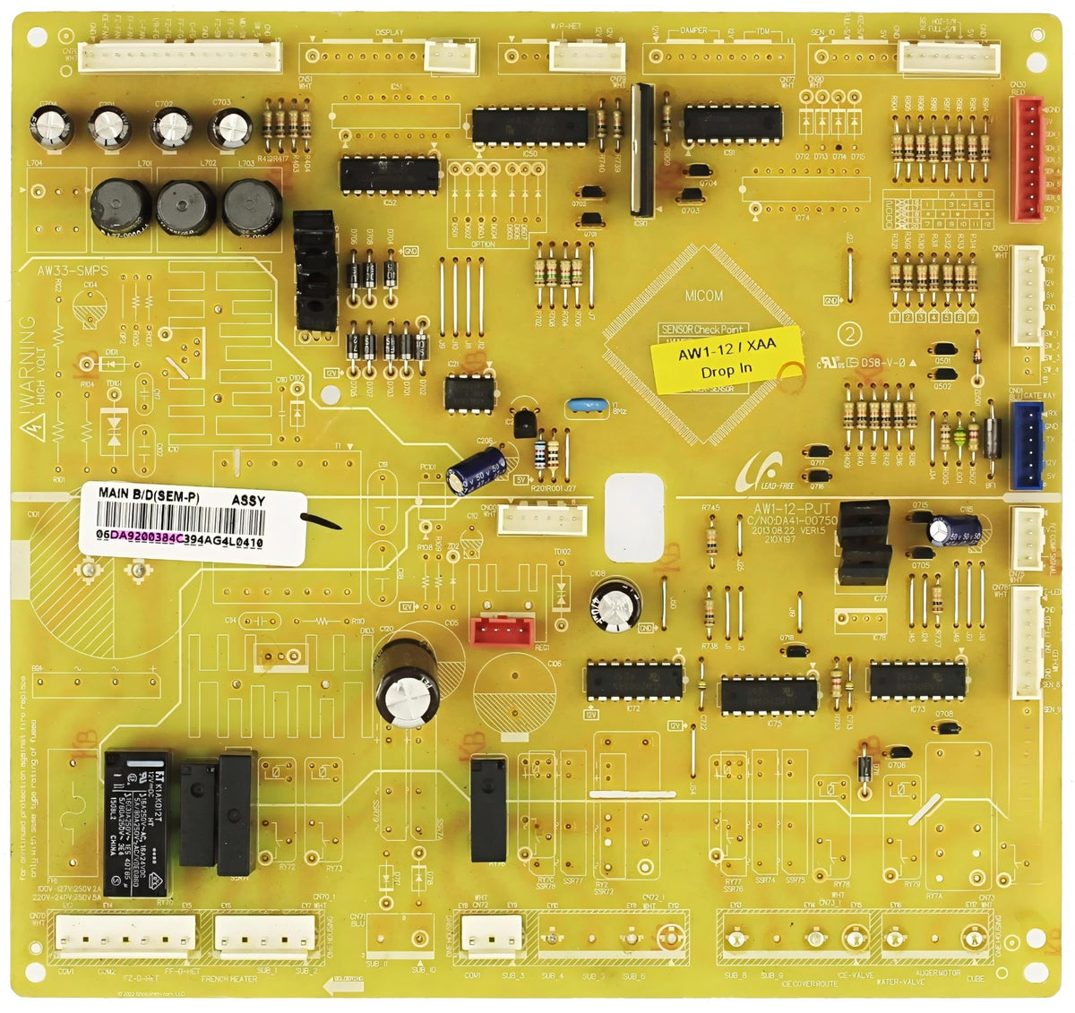 DA92-00384C for Samsung Refrigerator Main Board RF26HFENDSR/AA