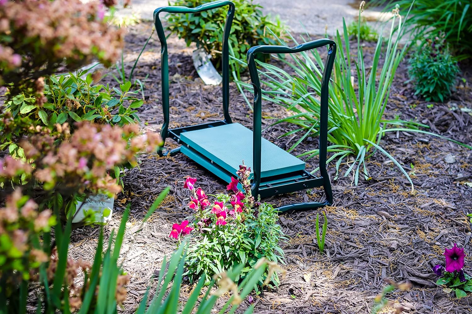 Garden Kneeler and Wide Seat - 23" L x 11" W x 19" H by Trademark Innovations