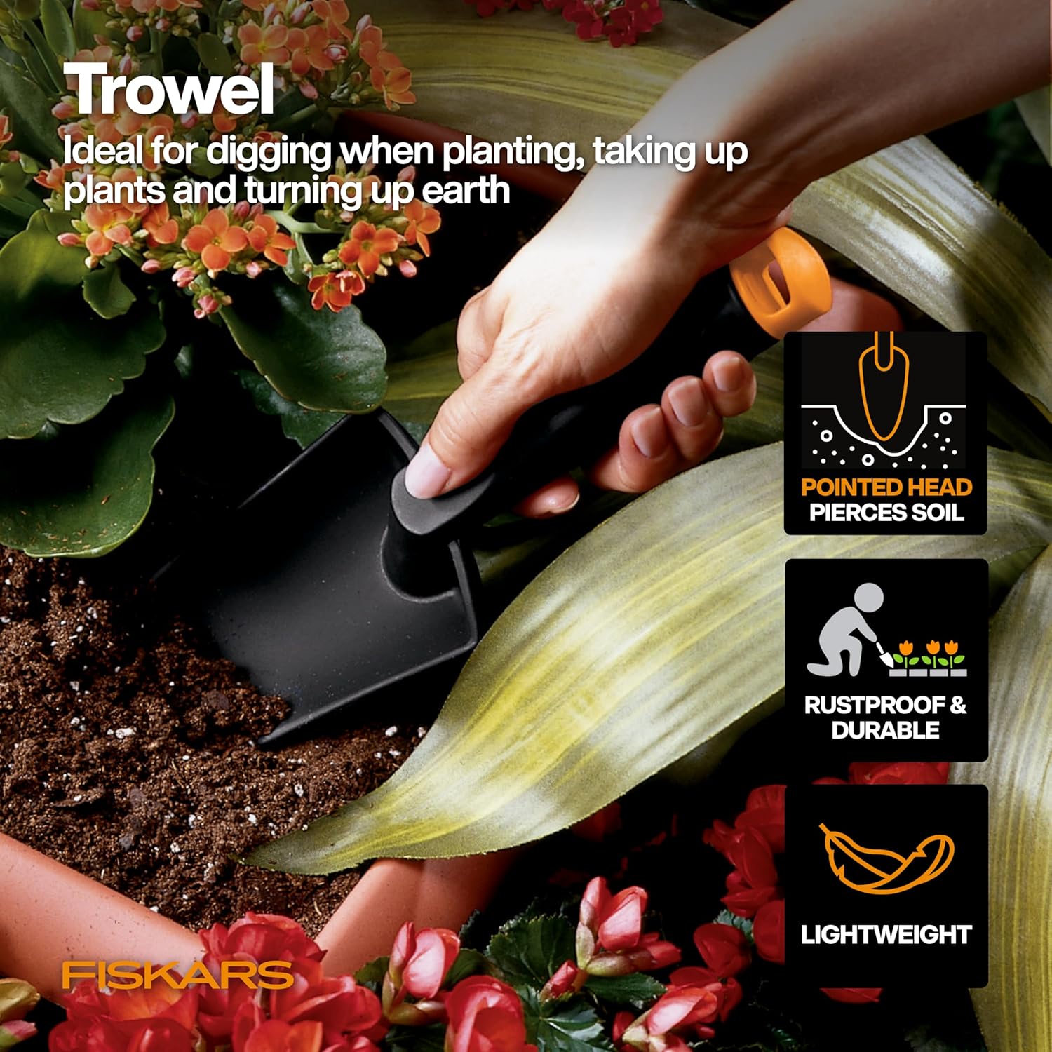 Vegetable Gardening Essentials 6-Piece Tool Set for Cultivating, Serrated Stainless Steel Shears & 4-in-1 Seed Sower