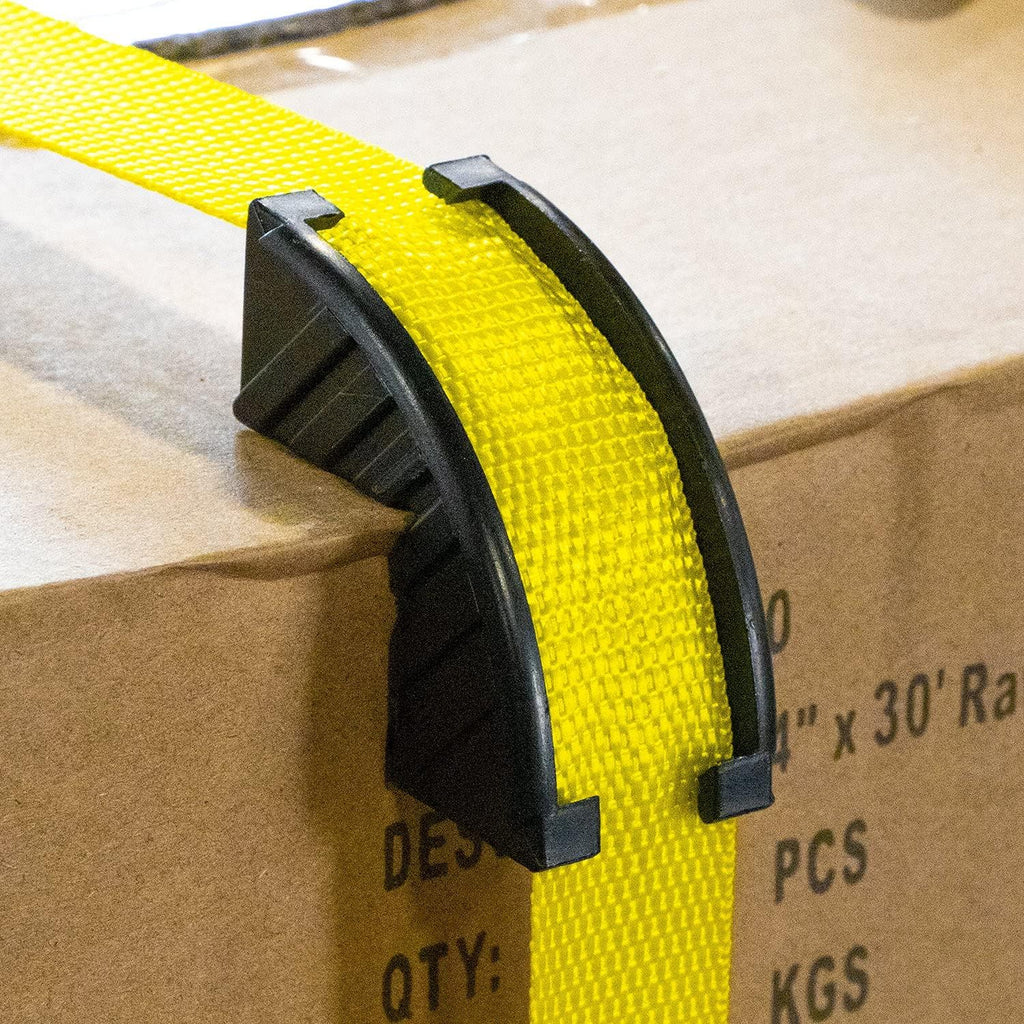 Plastic Corner Protector - for Webbing and Strapping Up to 1 Inch - Bag of 50