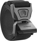 JUKMO Quick Release Tactical Belt, Military Work 1.5" Nylon Web Golf Belt