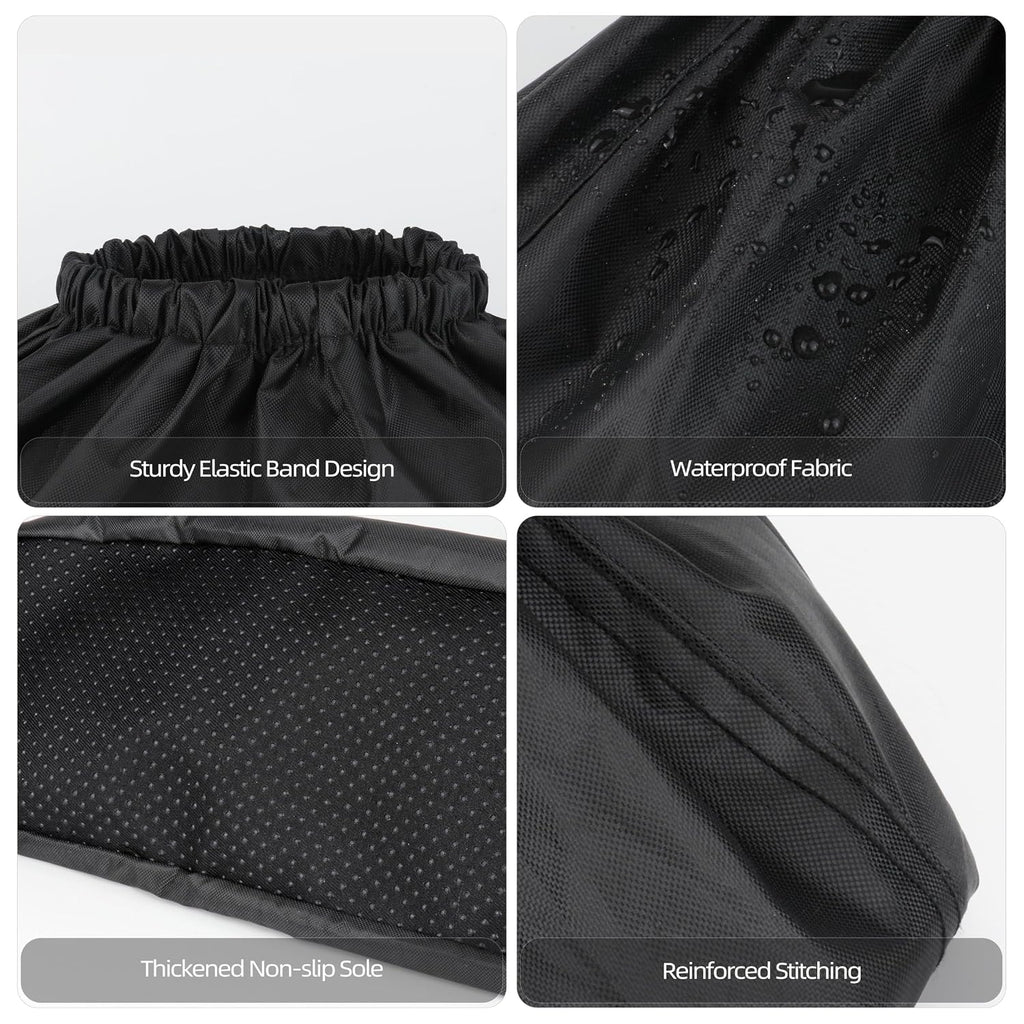 Waterproof Walking Boot Cover, Reusable CAM Boot Cover with Non-Slip Grip Sole, Fracture & Post-Op Walking Boot