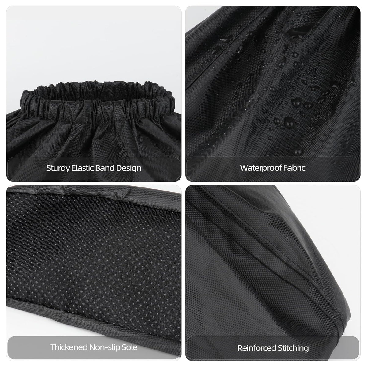 Waterproof Walking Boot Cover, Reusable CAM Boot Cover with Non-Slip Grip Sole, Fracture & Post-Op Walking Boot