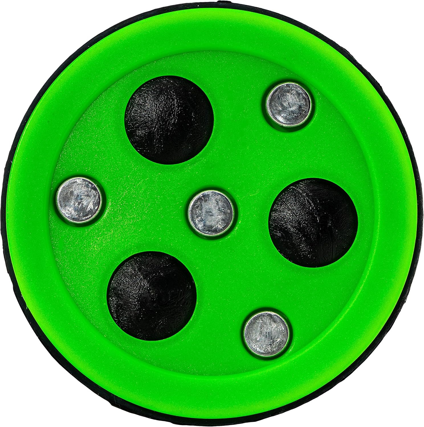 Franklin Sports NHL Street Hockey Puck - X3 Roll-a-Puck Outdoor Roller Hockey Puck - Official Size Street Hockey Puck