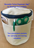 Tomato Twine Dispenser Bag for Garden Twine String (Blue)