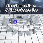 RPG Camp Terrain Set, Fantasy Scenery