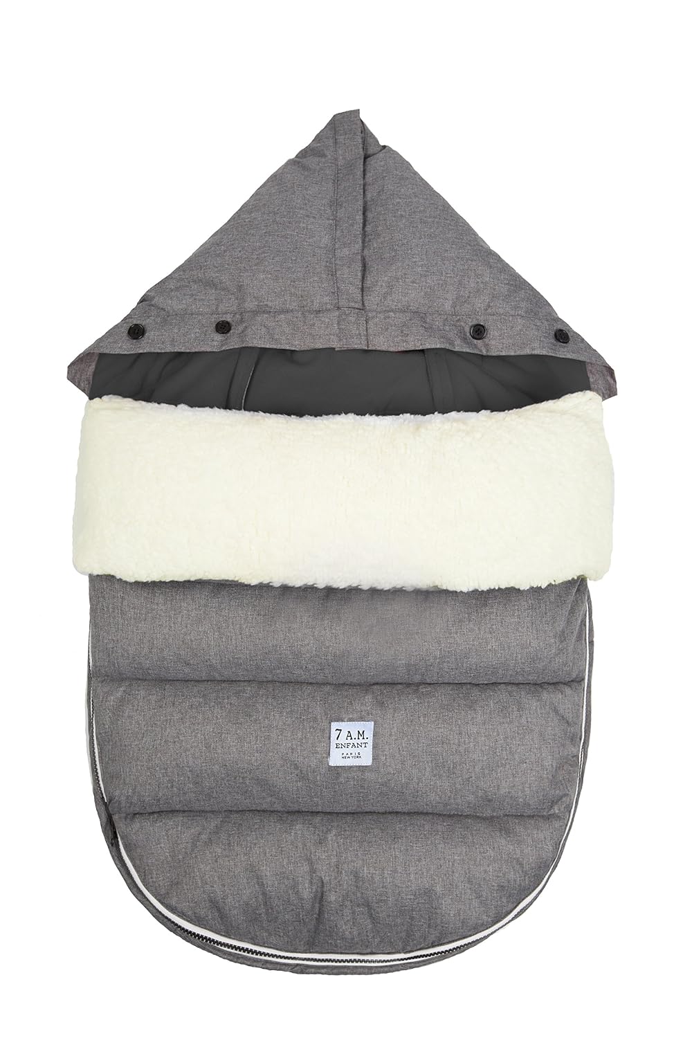 7AM Enfant Universal Stroller Footmuff - Water Repellent Winter Bunting Bag for Strollers & Car Seats, Soft