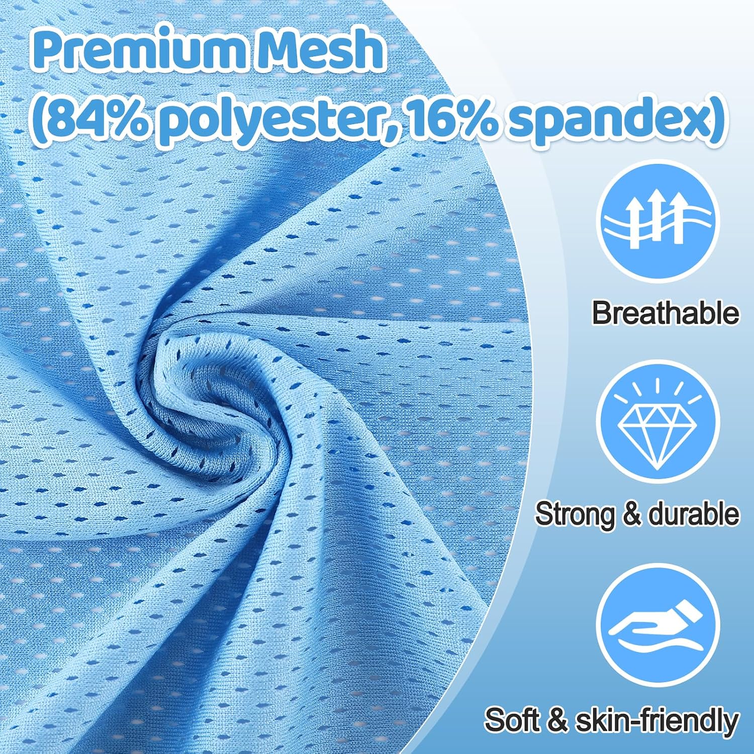 Blue Water Baby Carrier Wrap Sling for Summer Pool Water Adventures | Lightweight Breathable Mesh, Dry Fast