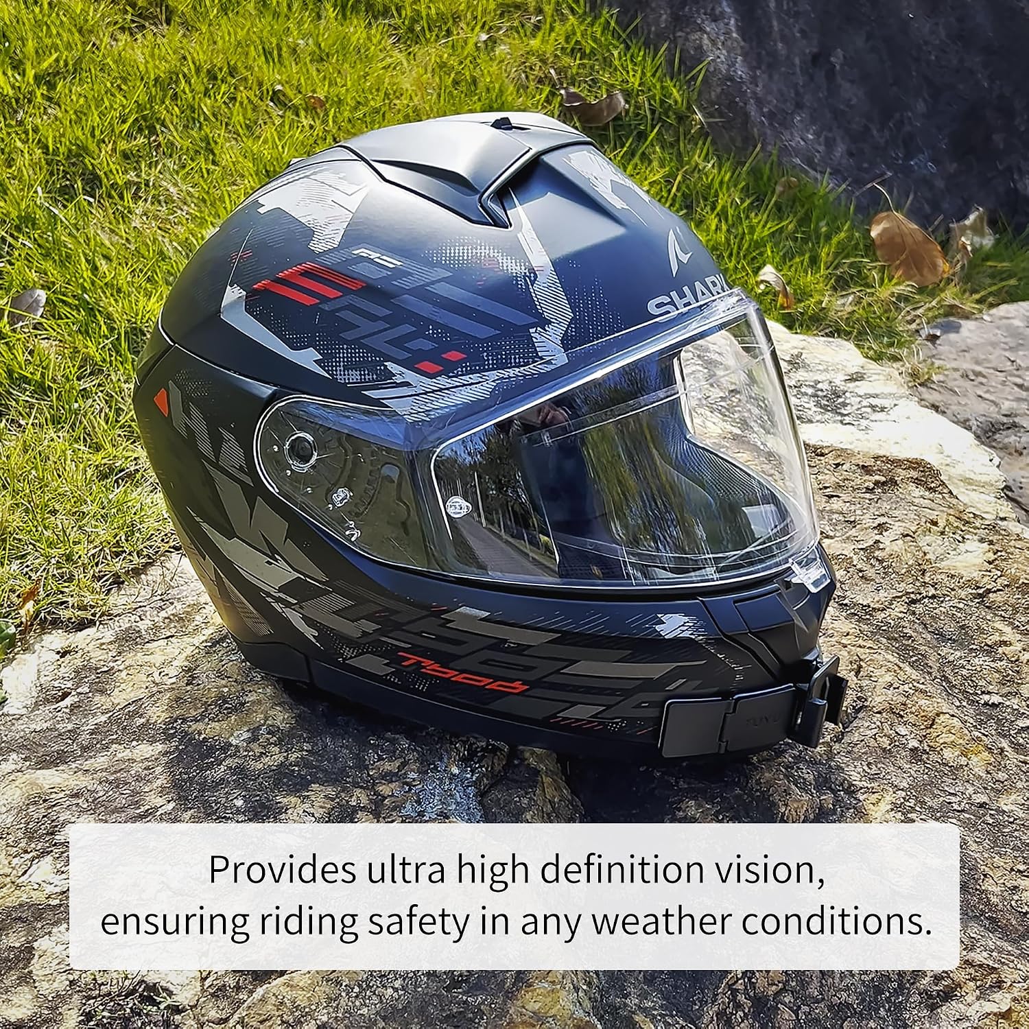 Universal Helmet Visor Anti-Fog Film + Rainproof Film, 2 PCS丨Style A | Motorcycle Helmet Lens Film, Alternative to