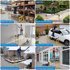 55x14 2-in-1 Work Bench Folding Welding Table, 1100LBS Work Platform