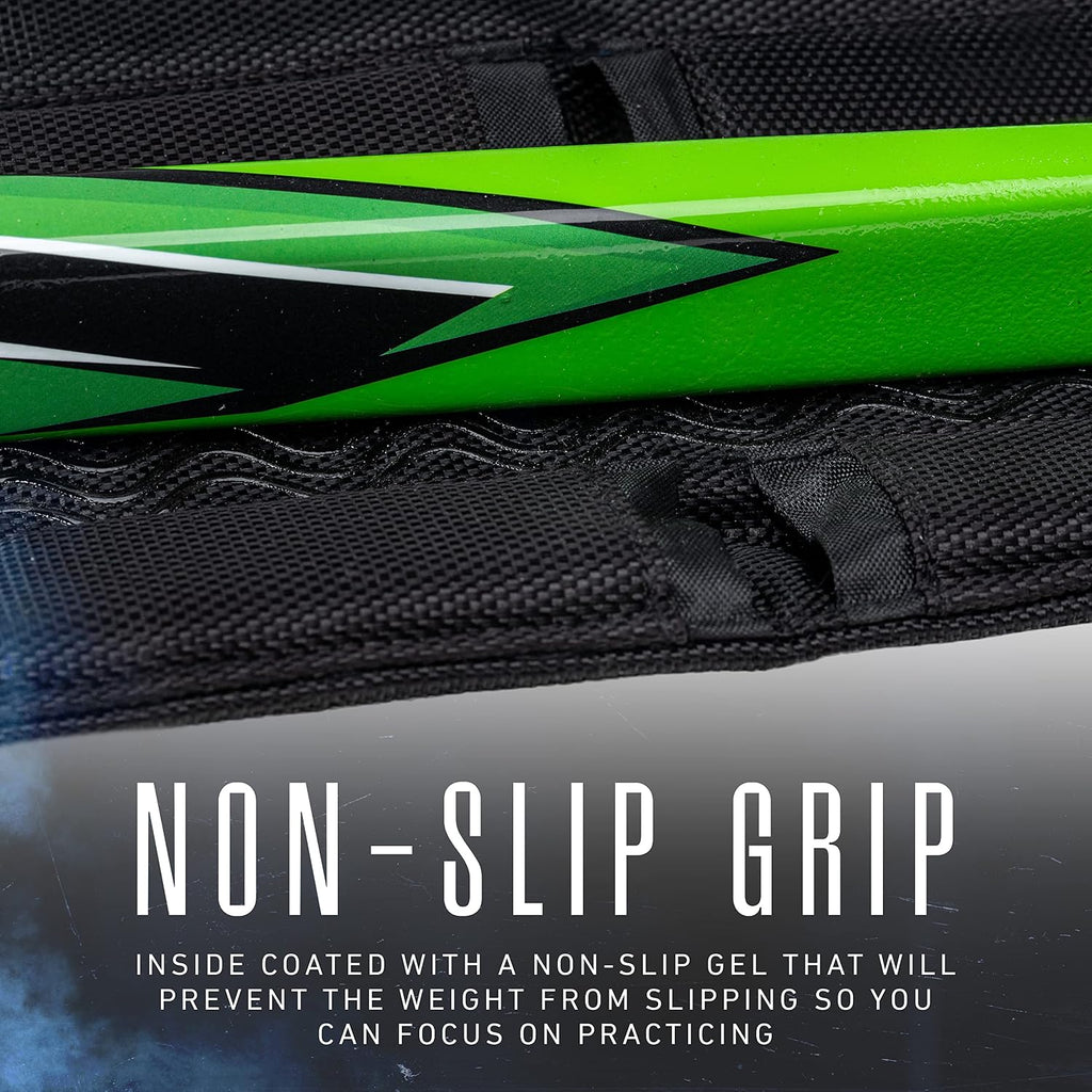 Franklin Sports Ice Hockey Stick Weight Trainer - 3.5-14 oz | Improves Hand Speed + Agility, Non-Slip Gel Grip