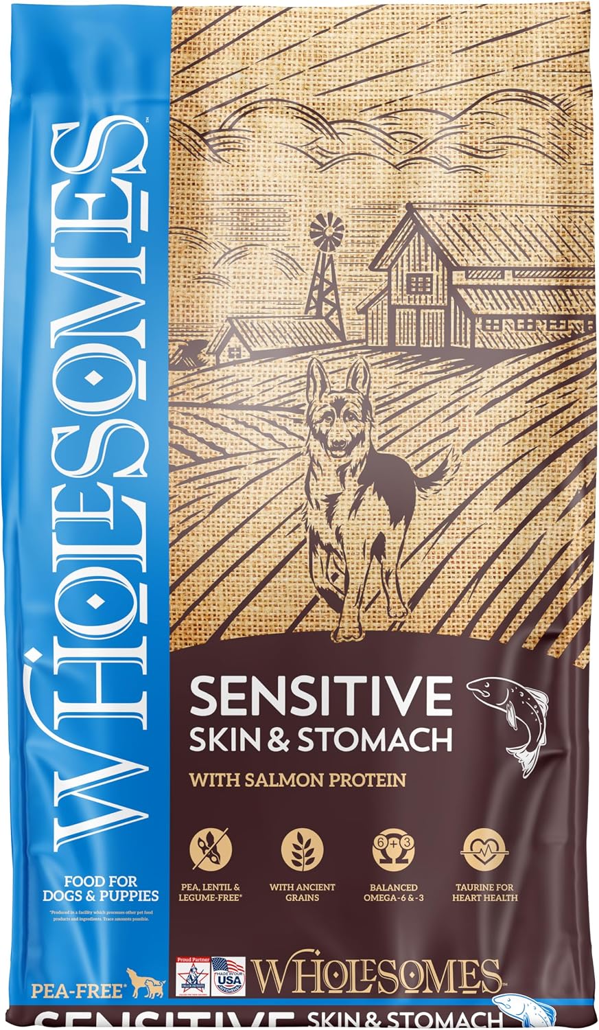 Sensitive Skin & Stomach Salmon & Rice Dry Dog Food 30 lb