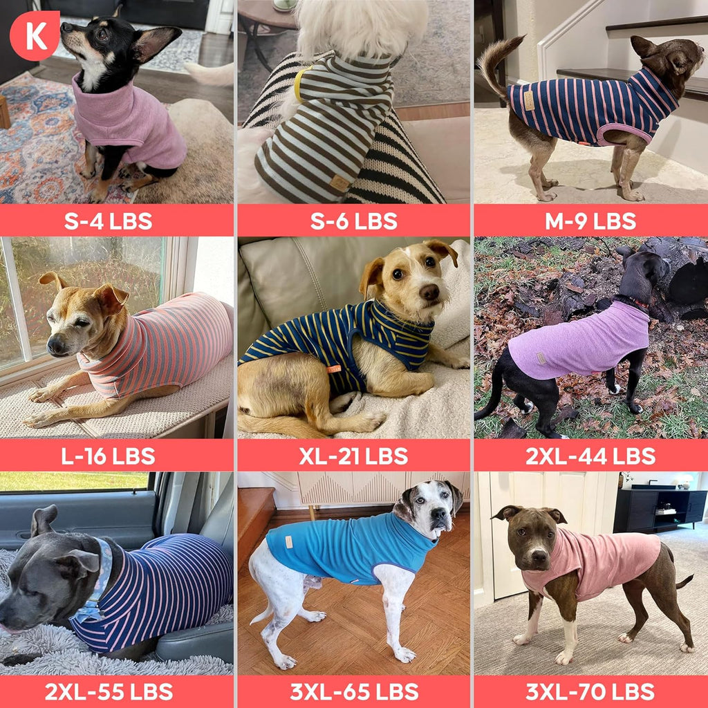 2Pack Dog Sweater Pullover Dog Sweaters for Large Dogs Warm Dogs Clothes Stretchy Pet Sweater Large Size Pets Comfy