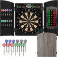 Cricket Maxx 4.0 Electronic Dartboard Set, Black