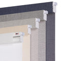 No Drill Light Filtering Roller Shades, White, 24 1/2" W x 72" H