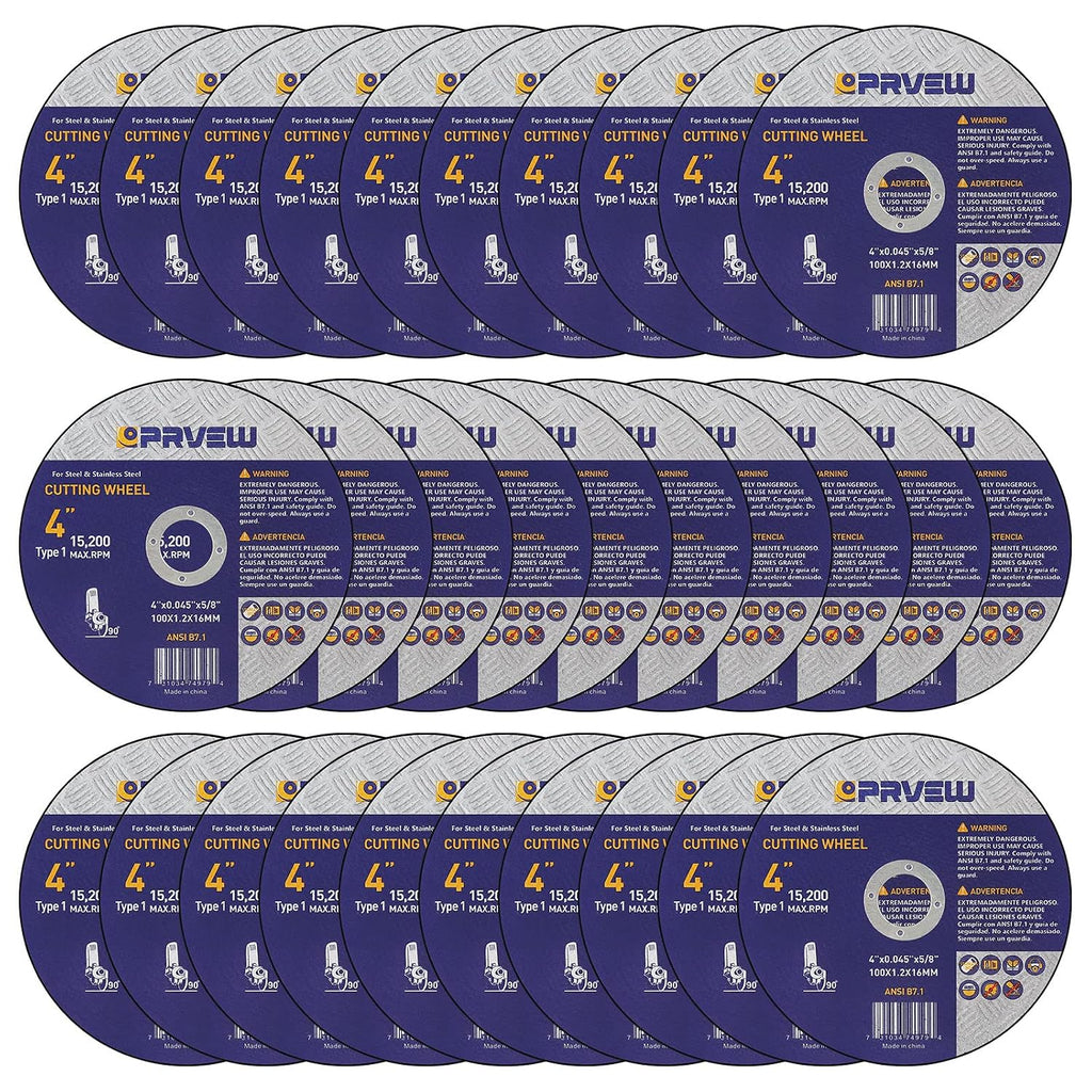 30-Pack 4 Inch Cut Off Wheels, 4"x0.045"x5/8" Cutting Disc