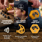 Monster JAM X20 Earplugs, Dual Noise Ear Protection, El Toro Loco