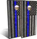 Professional-Grade Cornhole Boards - 4'x2' Solid Wood Regulation Man Cave + Beer Branded Corn Hole Toss Game with 8