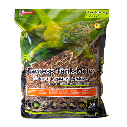 Galápagos (05056) Cypress Tank-Mulch Woodland Bedding for Reptiles & Amphibians, Eco-Friendly, High Absorbency