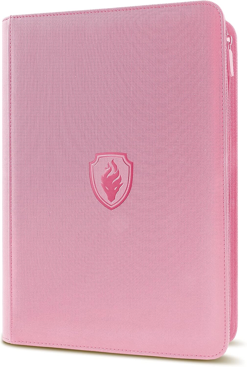 Premium Zip Card Binder, Fabmaker 9 Pocket Trading Card Binder PU Cover | Zipper Card Collection Album for 360 Cards