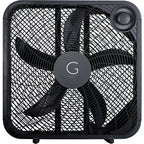 20" Box Fan, 3 Settings, Max Cooling Technology, Carry Handle, Black (G20BOX-BLK)