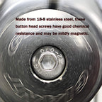 Fullerkreg M4-0.70 x35mm Button Head Socket Cap Bolts, 25 Pack