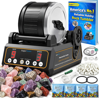 K1 Quiet Rock Tumbler Kit for Adults, Kids & Families
