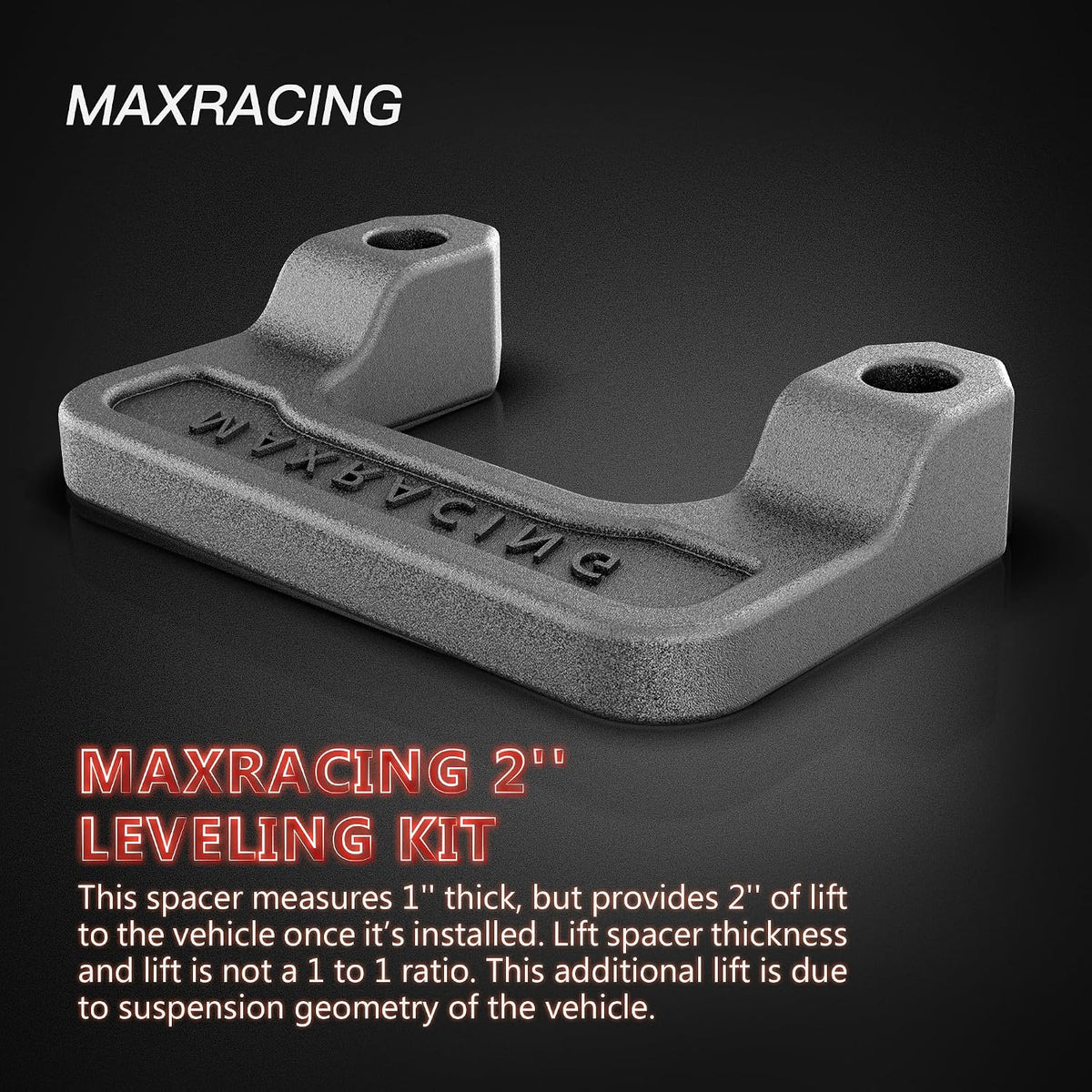 Maxracing 2" Front Leveling Kit Compatible with 2007-2026 Silverado Sierra