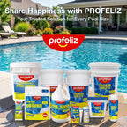 Chlorine Tablets 3 Inch for Swimming Pools, Removes Bacteria and Stops Algae, Slow Dissolving,Exclusive Protective