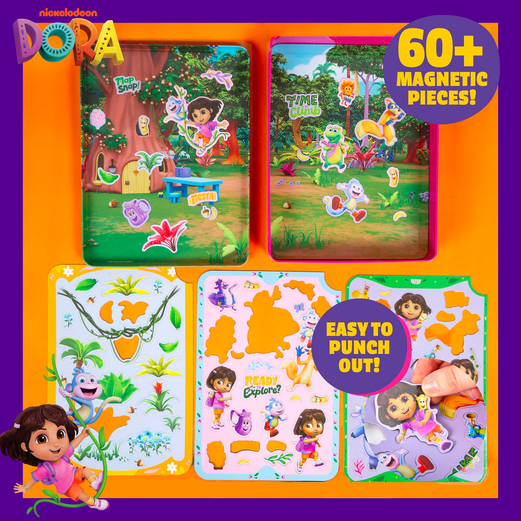 Magnetic Playset for Kids, Dora