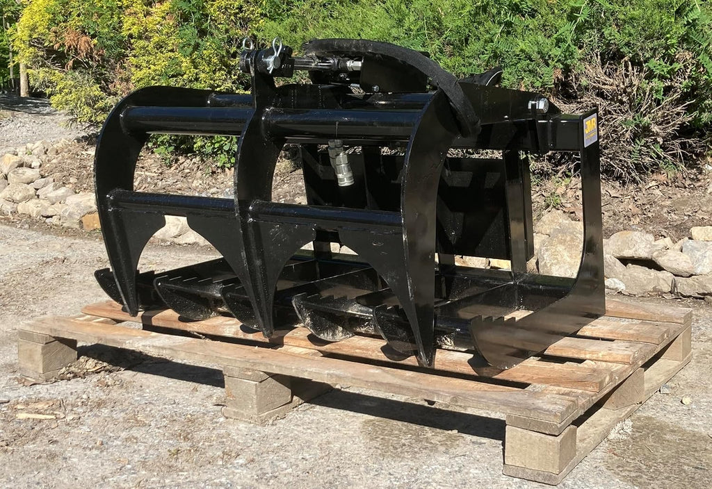 Single Cylinder 38in Root/Brush Grapple for Mini Loaders | Dingo Mount Material Handling Attachment
