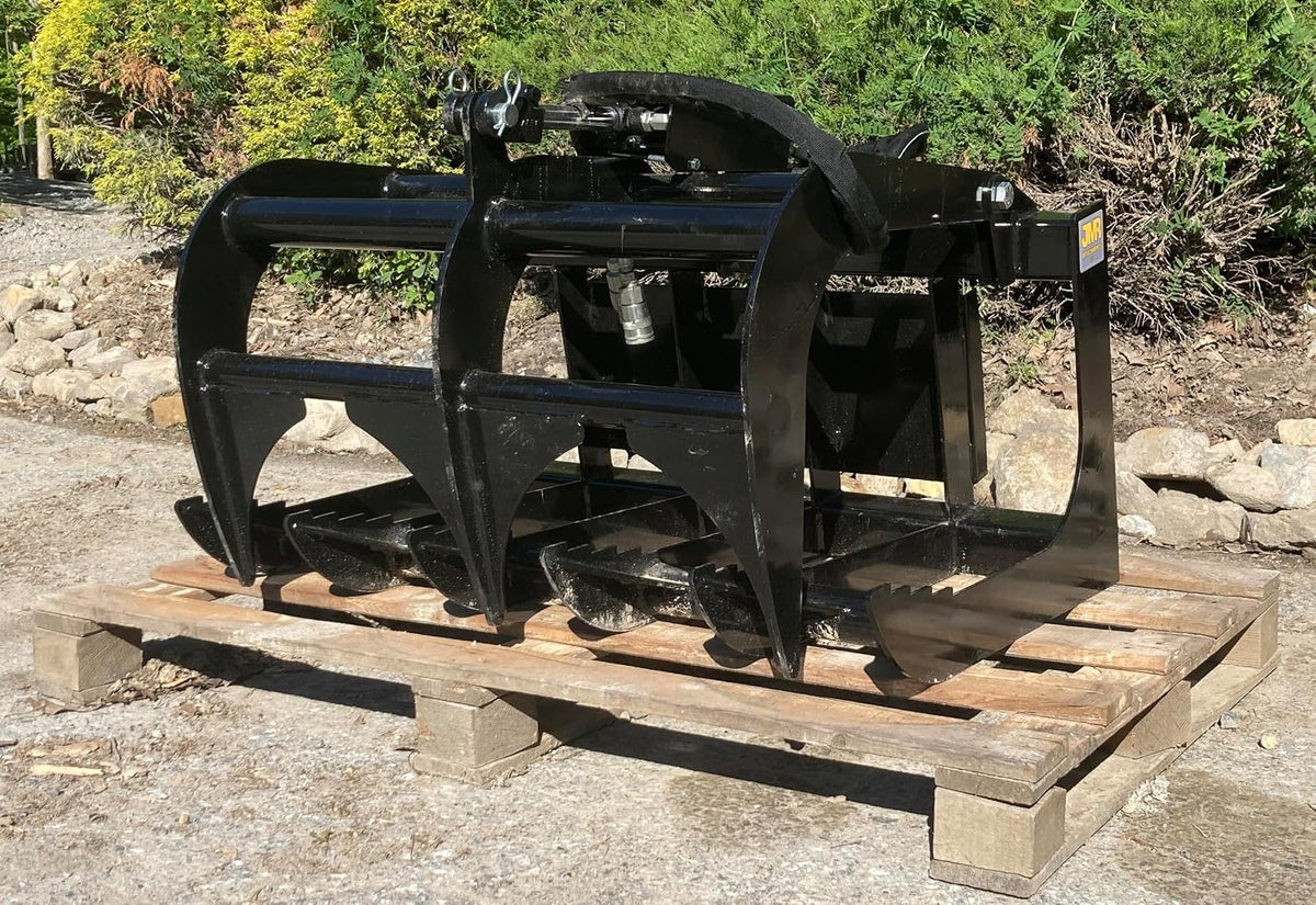 Single Cylinder 38in Root/Brush Grapple for Mini Loaders | Dingo Mount Material Handling Attachment