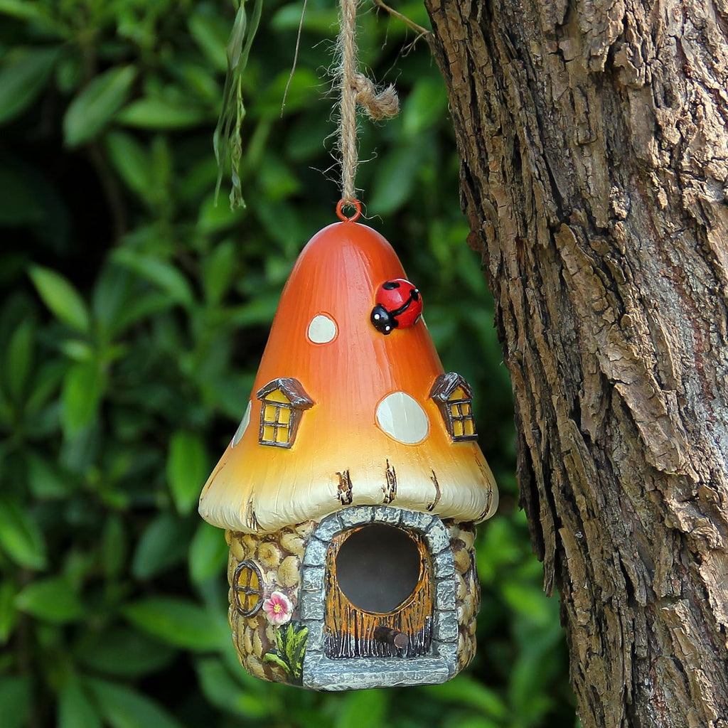 Bird Houses for Outside, Hanging Birdhouse for Outdoor Garden, Patio, Yard