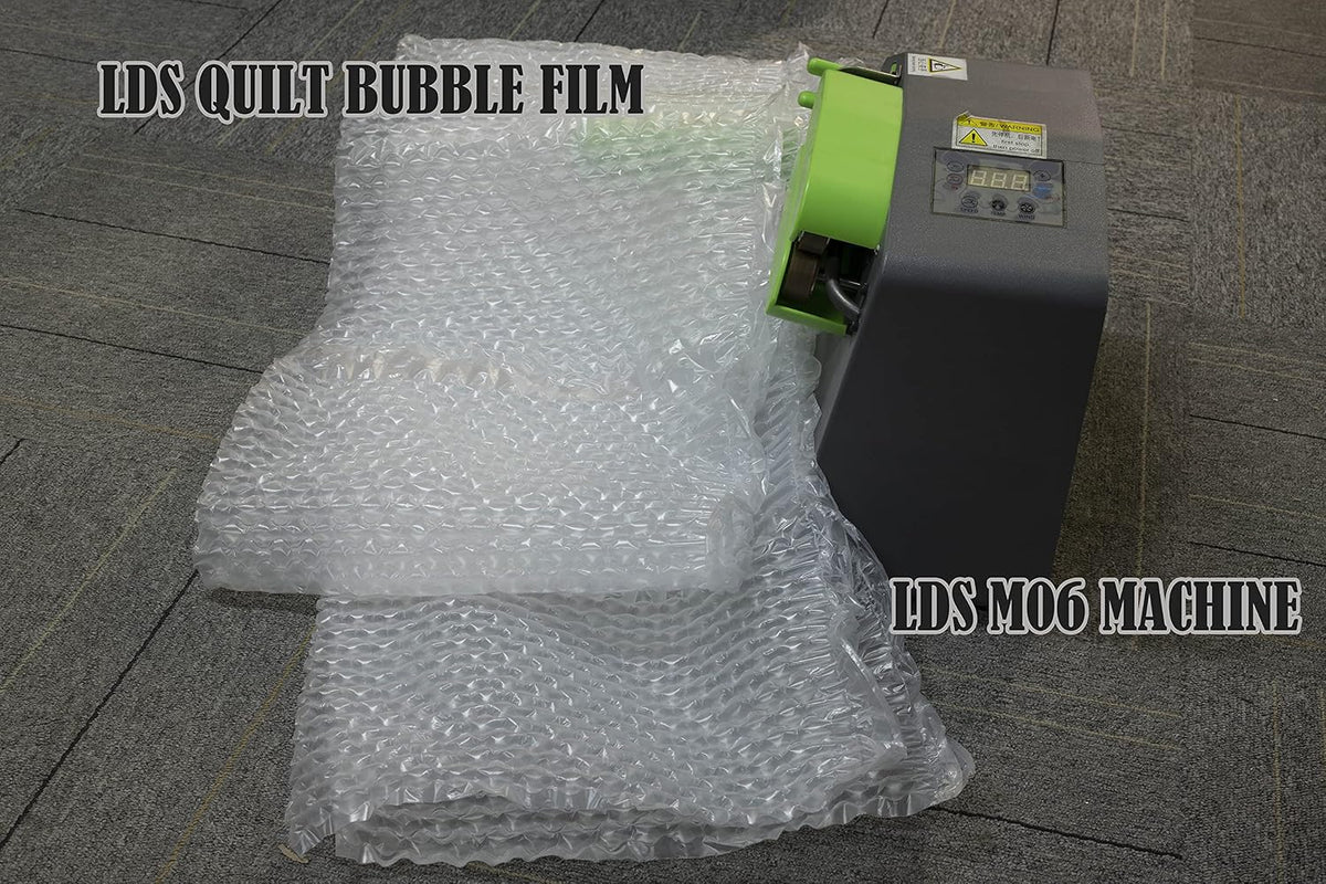 Air Cushion Wrap Roll - 984ft (14.6"x9.8") - Air Bubble Film - Clear - Bubble Wrap