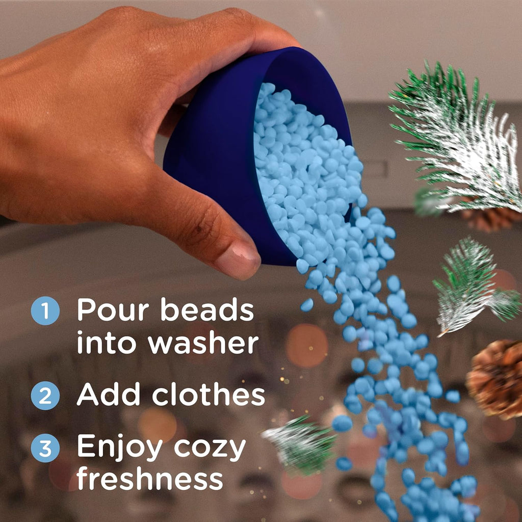 In-Wash Laundry Scent Booster Beads, Long-Lasting Serene Snowfall Scent Beads, 7.8 oz