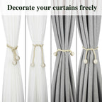 Curtain Tiebacks Outdoor Decorative Rope Tie Backs Drape Holdbacks Nieffeiy