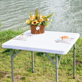 Card Table Covers Fitted Square Elastic Tablecloth, White 34x34 in