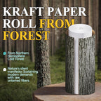 36" x 200' White Kraft Paper Roll,Multipurpose Paper for Craft & Gift Wrap