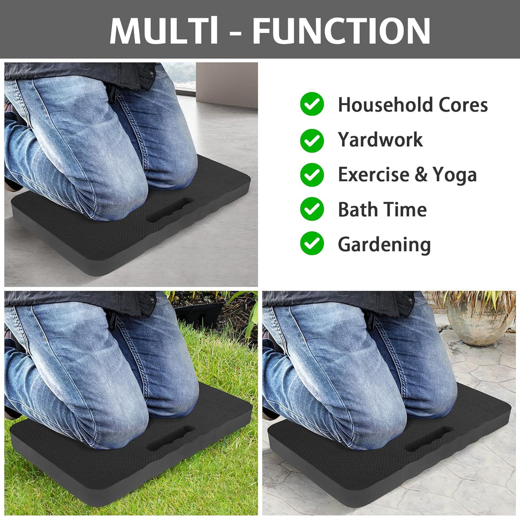 Extra Thick Kneeling Pad, Soft Foam Kneeling Cushion, Waterproof Gardening Knee Pads, Lightweight Knee Mat for