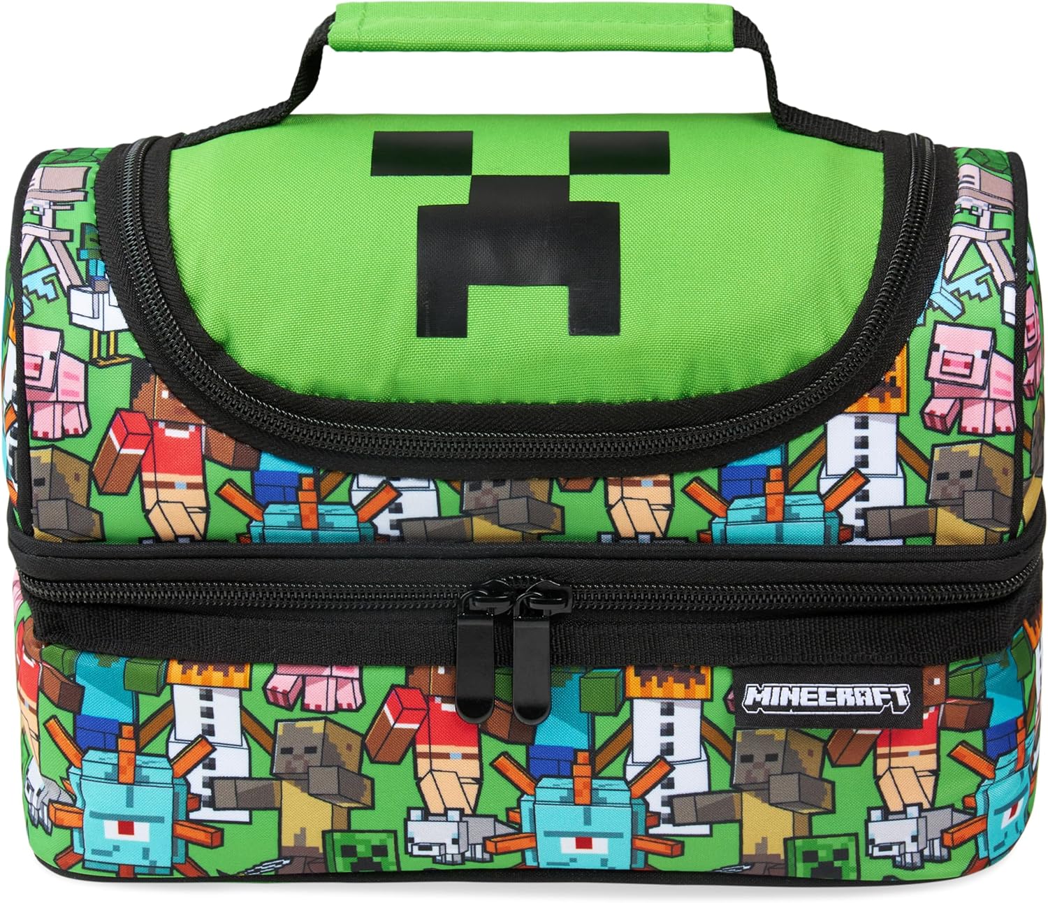 Insulated Lunch Bag for Kids Creeper Lunchbox for Boys School Supplies Food Carrier Snacks Picnic Beach Days Travel